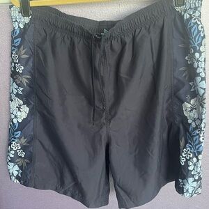Breakwater floral tropical Mens tropical island shorts bathing swim suit trunks